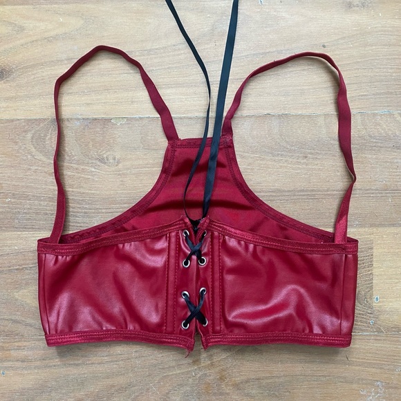 Leather Bralette - Picture 3 of 3